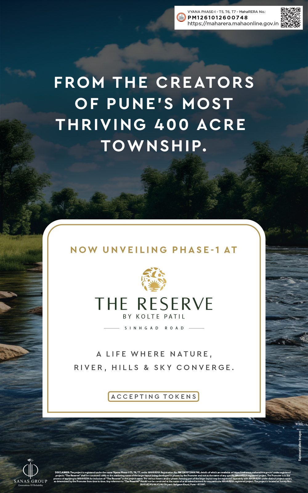 The Reserve by Kolte Patil — Sinhgad Road, Pune — facade view